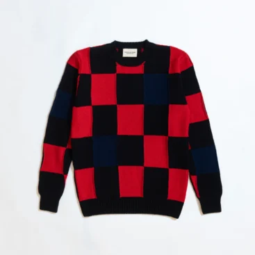 Check Crew • Supersoft Lambswool • Red Sweater