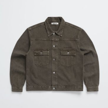 Washed Twill Trucker Jacket