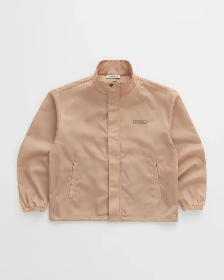 Madhappy Oversized Full Zip Nylon Caramel Jacket