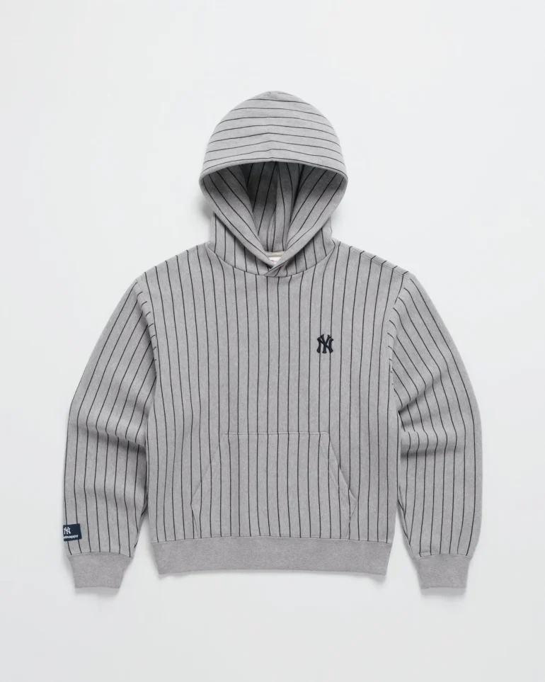 Heather Madhappy Yankees Pinstripe Hoodie