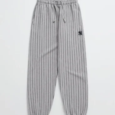 Heather Madhappy Yankees Pinstripe Sweatpants